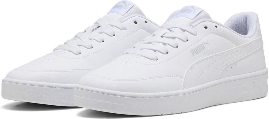 PUMA Schuhe Low Court Classic Clean 402223 White-Cool Light Gray