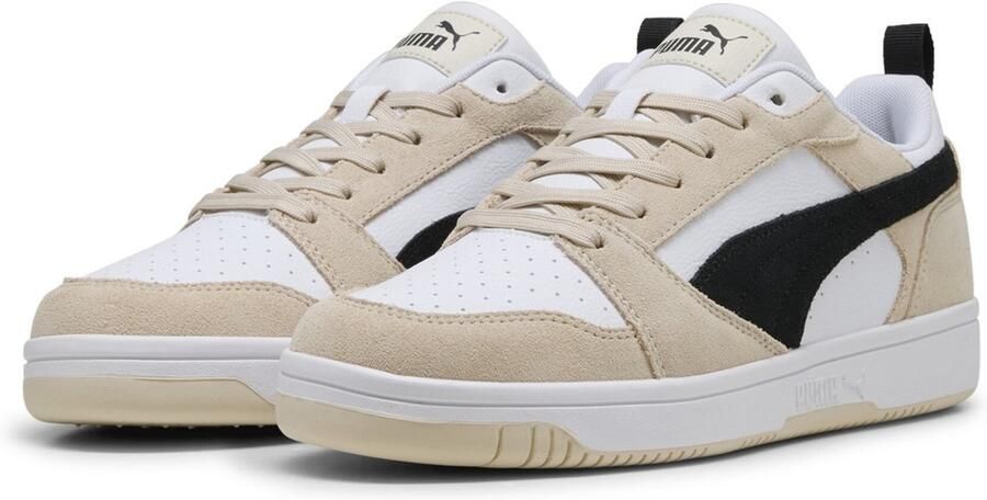 PUMA Schuhe Low Rebound v6 Low SD 402262 Alpine Snow- Black- White - Foto 3