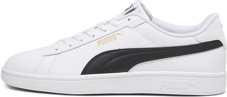 PUMA Schuhe Low Smash 3.0 L 390987 White- Black- Gold - Foto 2