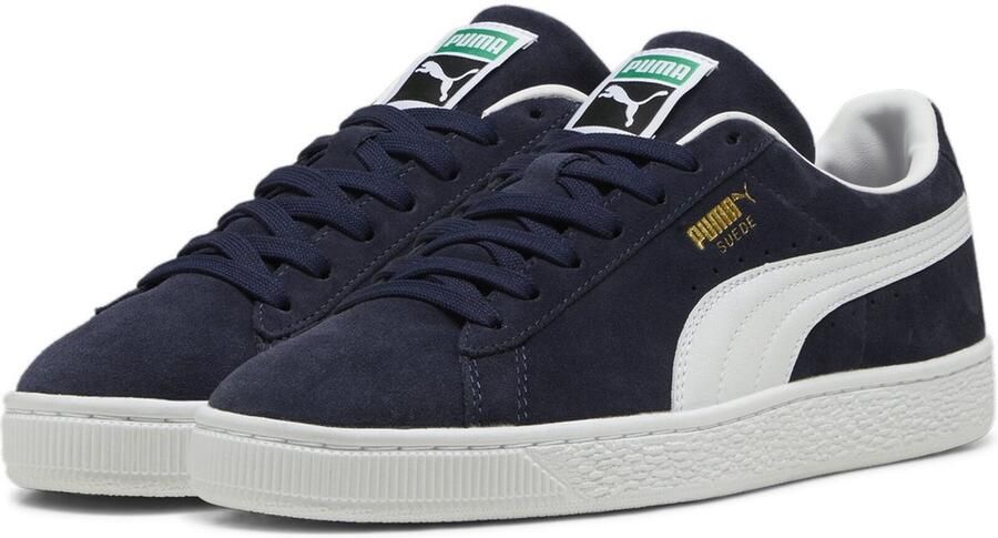 PUMA Schuhe Low Suede Classi Navy- White