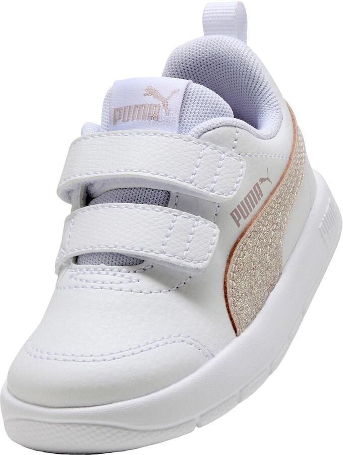 PUMA Scratch-sportschoenen voor kinderen: Courtflex V3 Glitz V Inf - Foto 4