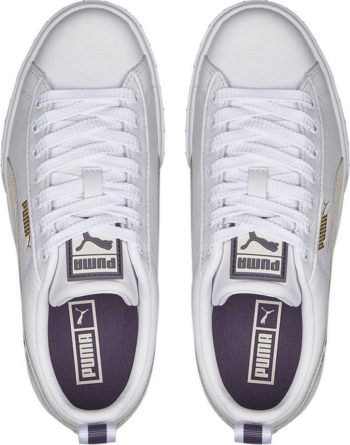 PUMA SELECT Mayze Leather Sneakers Dames Puma White Pristine - Foto 3