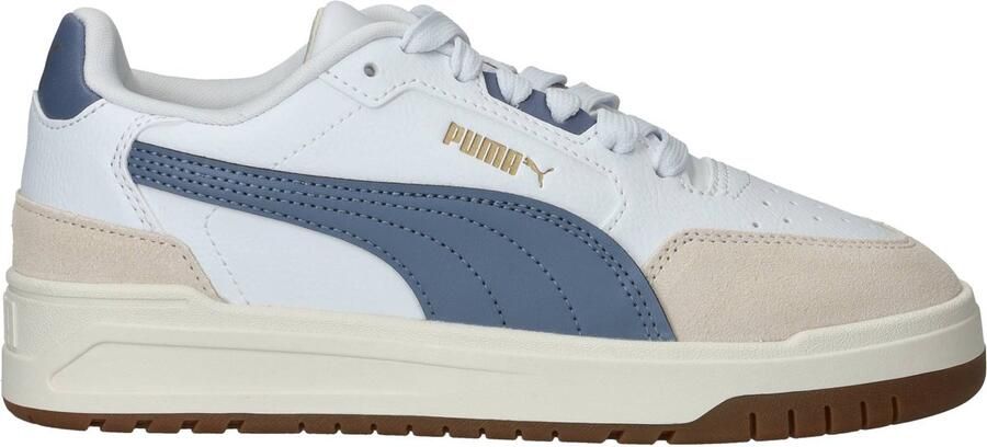 PUMA Shuffle Downtown Lo Sneakers Jongens Wit