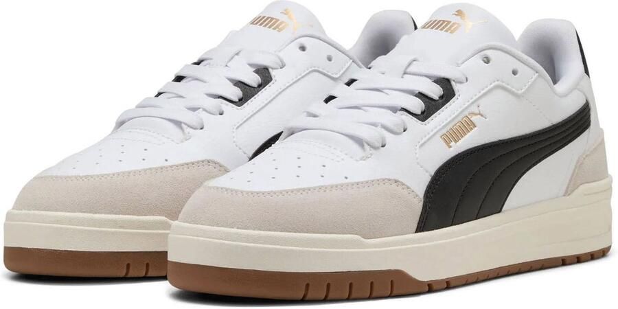 PUMA Shuffle Downtown OG Unisex Sneakers White- Black-Vapor Gray