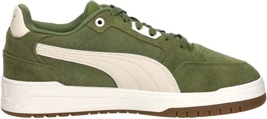 PUMA Shuffle Downtown SD Unisex Sneakers Olive Green-Alpine Snow