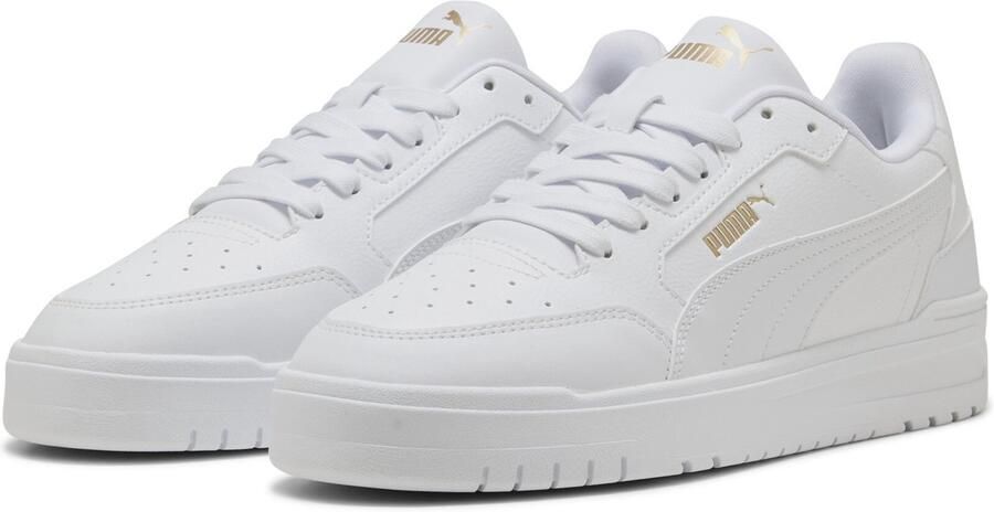 PUMA Shuffle Downtown Unisex Sneakers White- Gold - Foto 2
