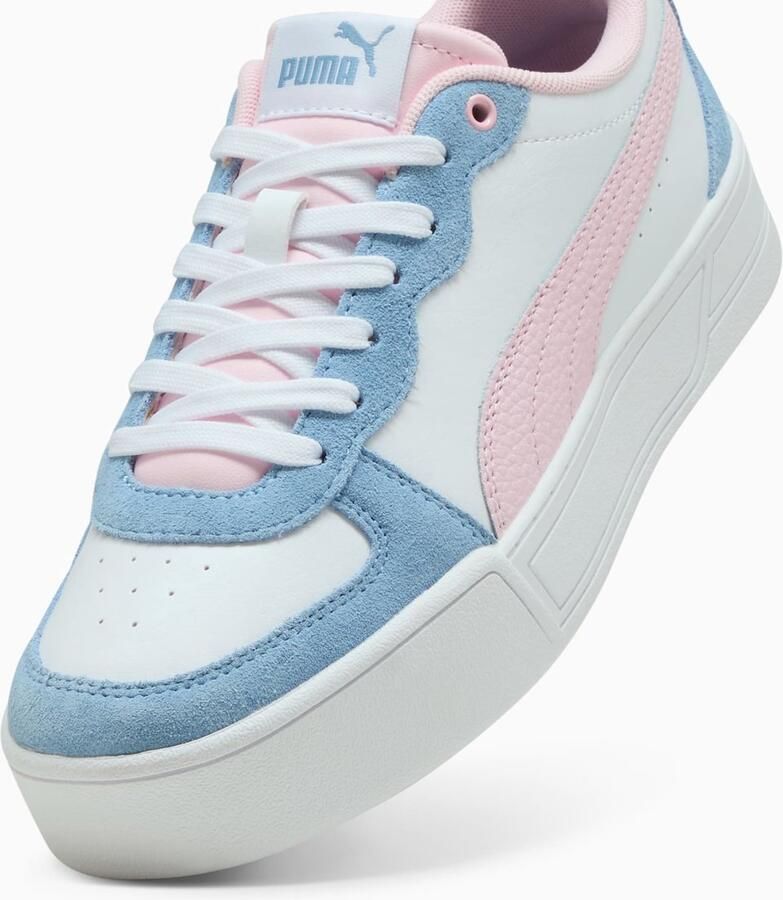 PUMA Skye SD Wit Lichtblauw Roze Wit Blauw Skye Lifestyle Dames Sneakers voor Vrouwen