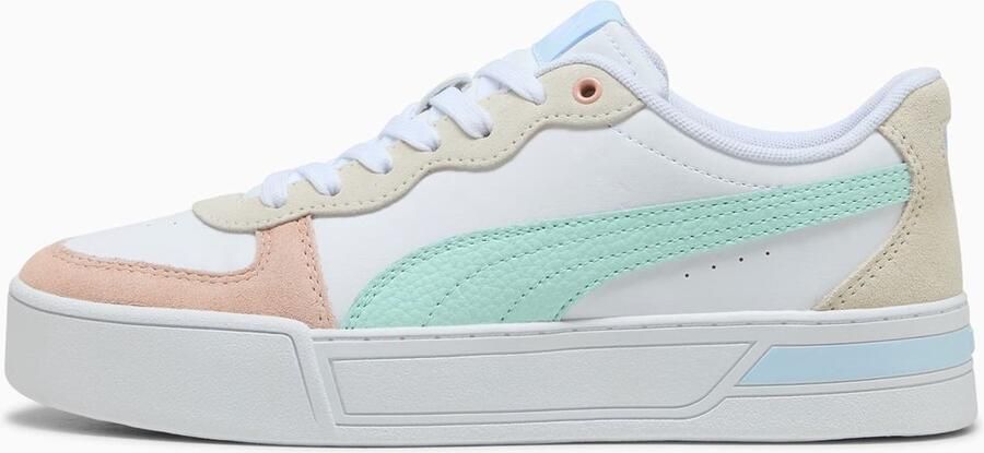 PUMA Skye SD Wit Mint Beige Wit Groen Skye Lifestyle Dames Sneakers voor Vrouwen