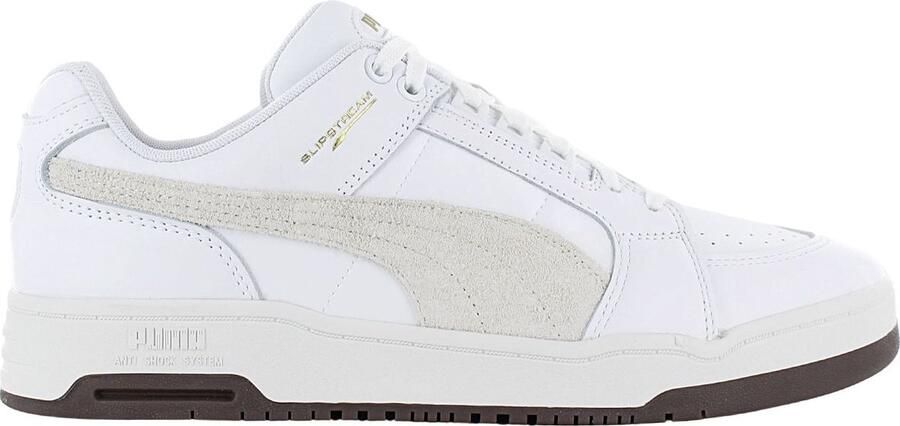 PUMA Slipstream LO LUX Heren Sneakers Schoenen Leer Wit 390124