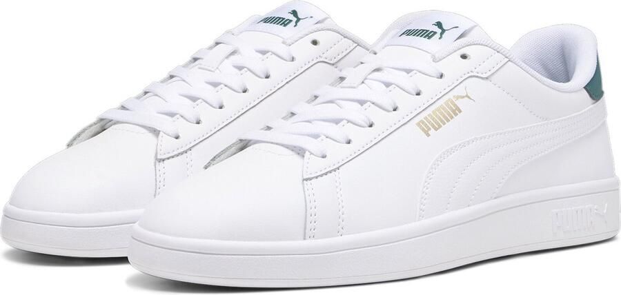 PUMA Schuhe Low Smash 3.0 L 390987 White-Malachite- Gold