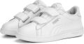 Puma Smash 3.0 imitatieleren sneakers wit Imitatieleer - Wit