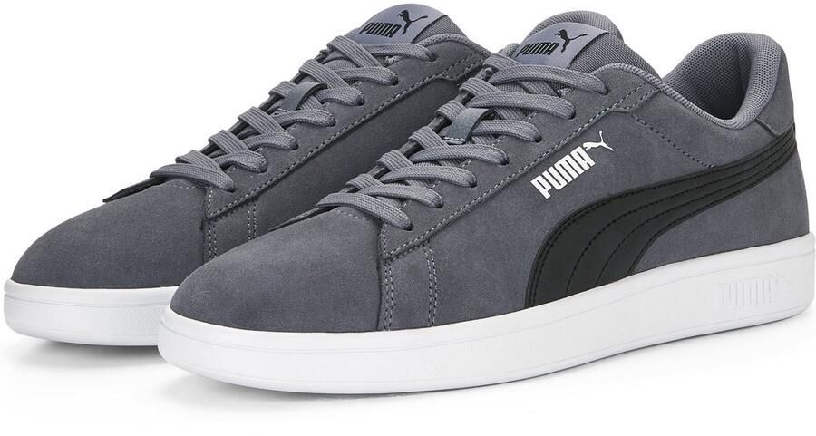 PUMA Smash 3.0 Unisex Sneakers Gray Tile- Black- White