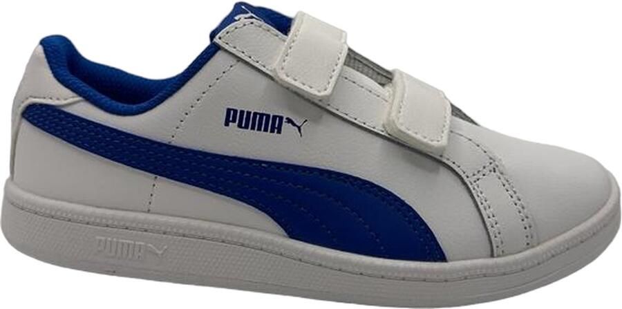 PUMA Smash fun L V Sneakers Kinderen Jongens Wit Blauw
