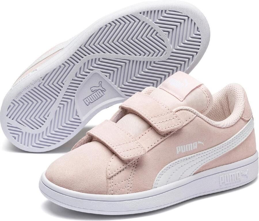 PUMA Smash v2 SD V PS Kinderen Sneakers Rosewater- White