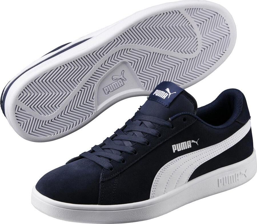 PUMA Sneakers Unisex Smash v2 364989 04 Peacoat-White - Foto 2