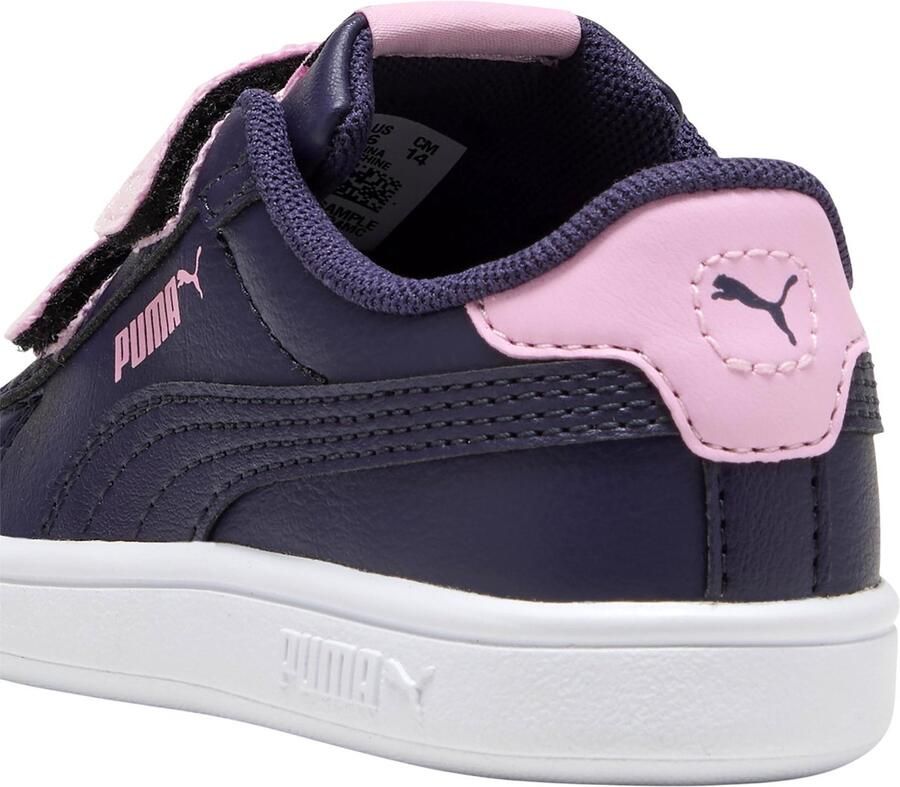PUMA Smash3 0L Glttrvlcr V Inf Lage Sneakers met vetersluiting voor kinderen