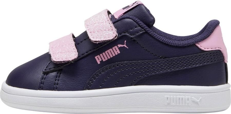 PUMA Smash3 0L Glttrvlcr V Inf Lage Sneakers met vetersluiting voor kinderen