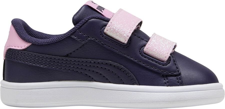 PUMA Smash3 0L Glttrvlcr V Inf Lage Sneakers met vetersluiting voor kinderen