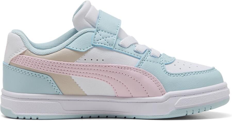 Puma Caven III Block imitatieleren sneakers lichtblauw lichtroze Imitatieleer