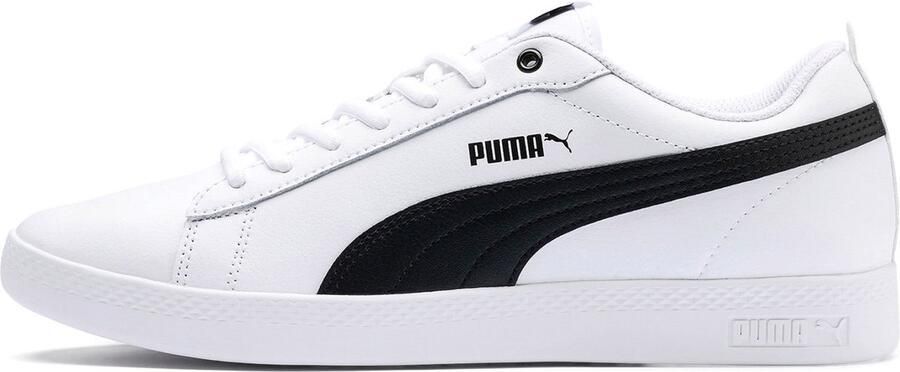 PUMA Smash Wns v2 L dames sneakerschoenen sportschoen 365208 01 wit - Foto 5