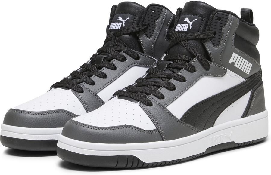 Puma Rebound V6 Sneakers white black shadow grey 40.5 beschikbare maaten:36 37.5 38.5 37 39 40.5