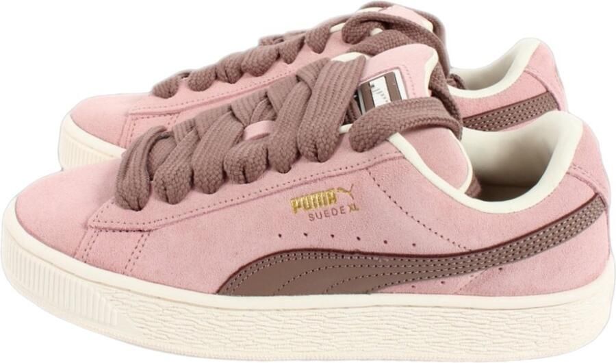 Puma Suede XL future pink warm white Roze Suede Lage sneakers Dames