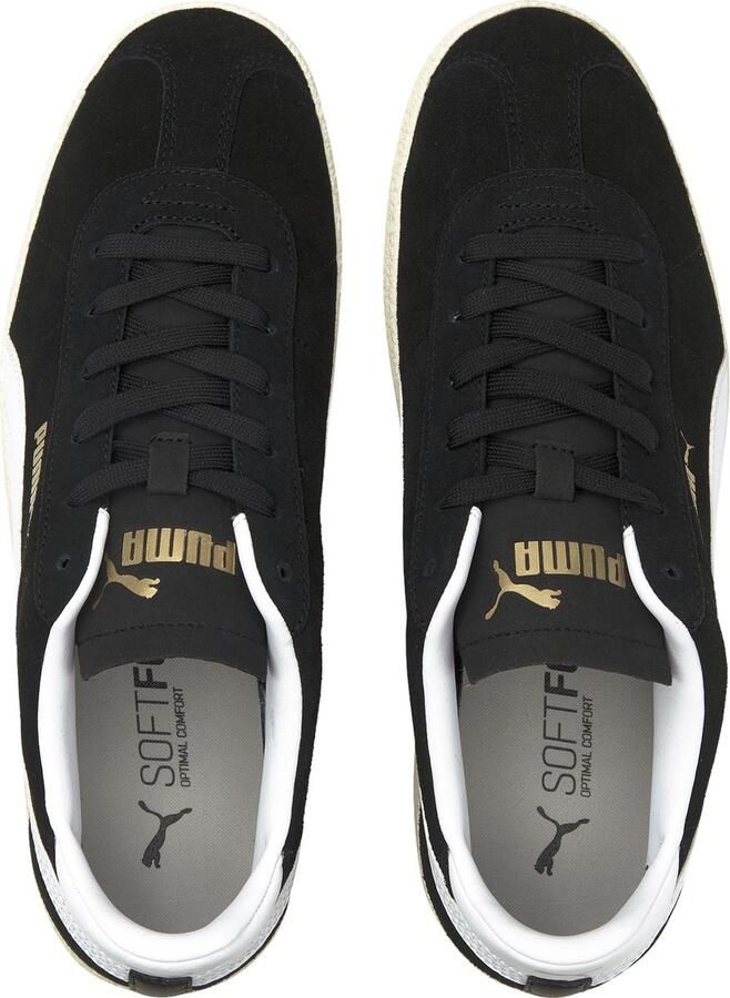 PUMA Club Unisex Sneakers Black White Gold Ivory Glow - Foto 2