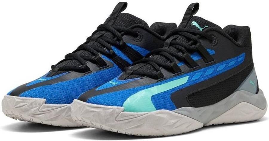 PUMA Sneakers mid Dagger 2 312748 Zwart-Blauwgroen-Aquatisch