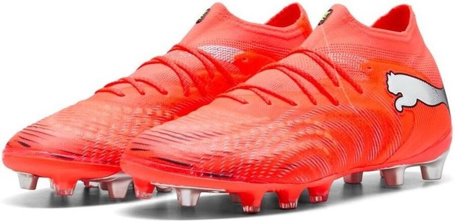 PUMA Future 9 Ultimate Ag Voetbalschoenen Rood Oranje - Foto 2