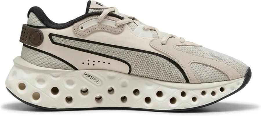 PUMA Softride Frequence Hardloopschoenen Beige Man