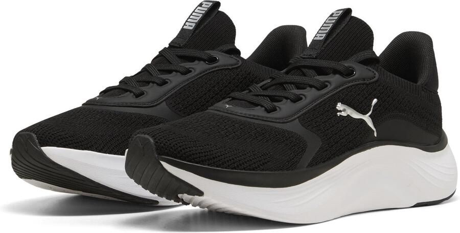 Puma Softride Mayve mesh sneakers zwart wit - Foto 4