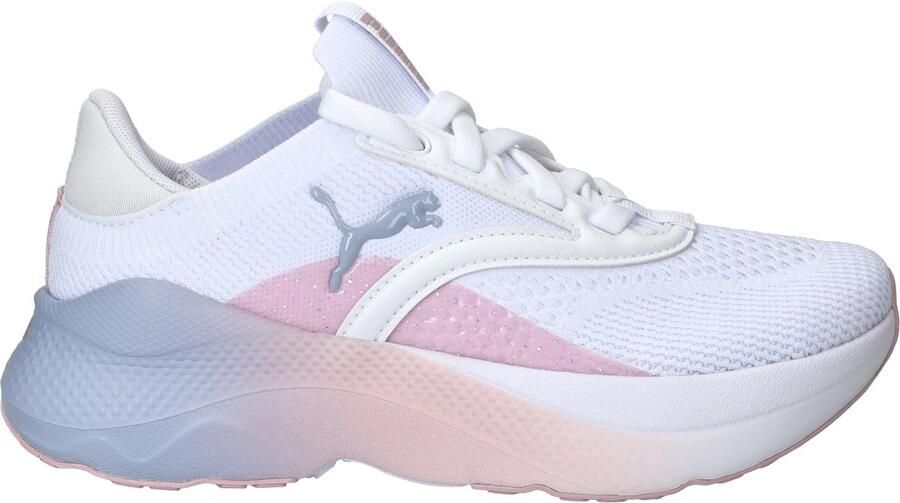 PUMA Softride Mayve Blurry Sneakers Meisjes Wit