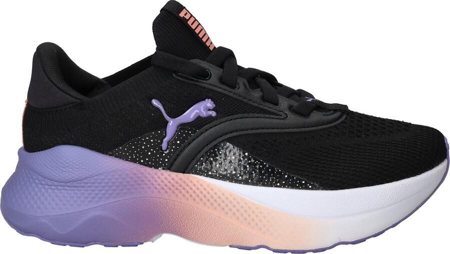 PUMA Softride Mayve Blurry Sneakers Meisjes Zwart