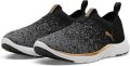 PUMA Damen Laufschuhe Low Softride Remi Slip-on Knit Wn's 309834 Black- Gold-Cool Dark Gray - Zwart