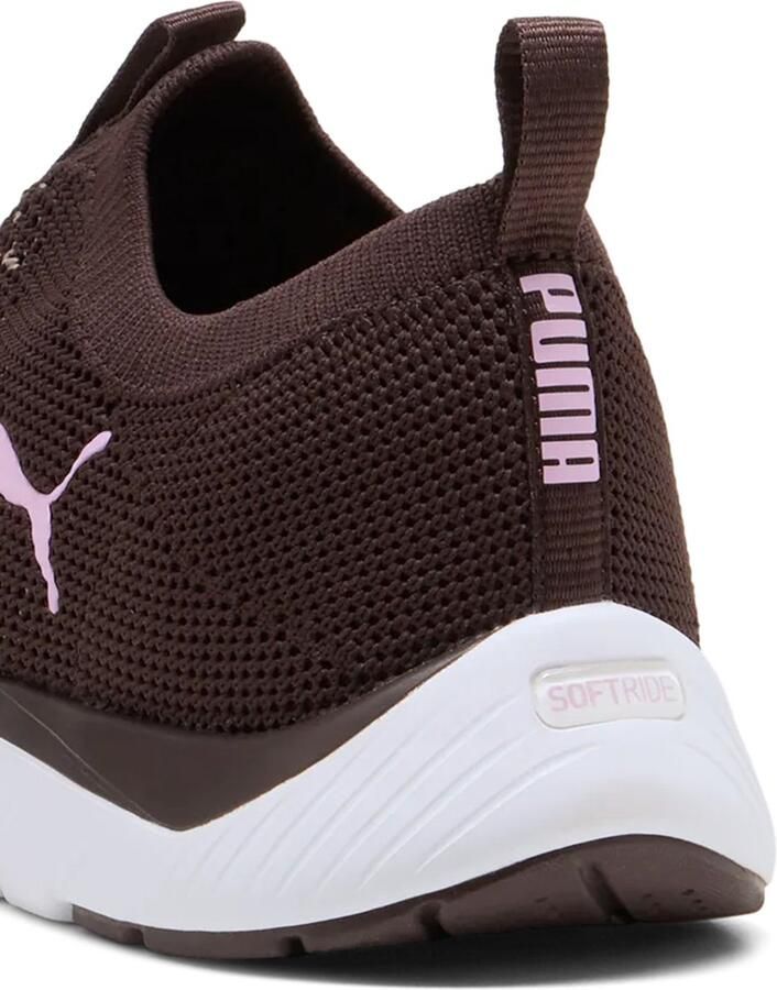 PUMA Softride Premier Slip-On Knit Hardloopschoenen Dames 309834 20 Chocolate -Gray