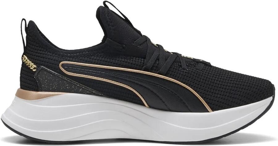 PUMA Softride Sabrina Polished Chrome Schoenen Zwart Vrouw