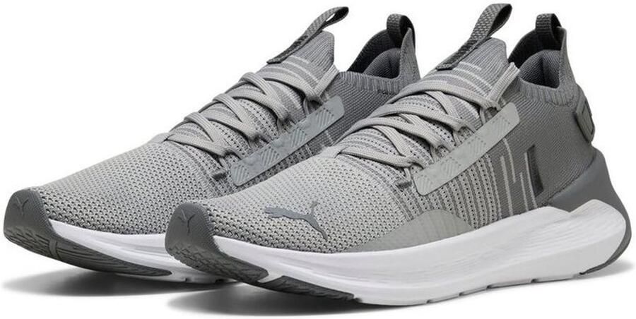 PUMA Softride Symmetry Fuzion LS Unisex Sportschoenen Schoenen 311482 Grijs