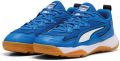 PUMA Solarflash 4 Indoorschoenen Junior - Blauw/Wit