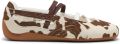 PUMA Ballerina met riempjes 'Speedcat' ecru chocoladebruin - Bruin