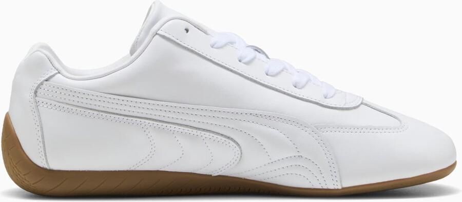 PUMA Speedcat Leather White Gum Wit Bruin Speedcat Lifestyle Unisex Sneakers