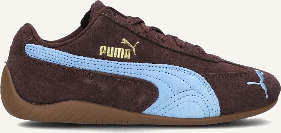 PUMA Sneakers 'Speedcat' royal blue koningsblauw donkerbruin goud