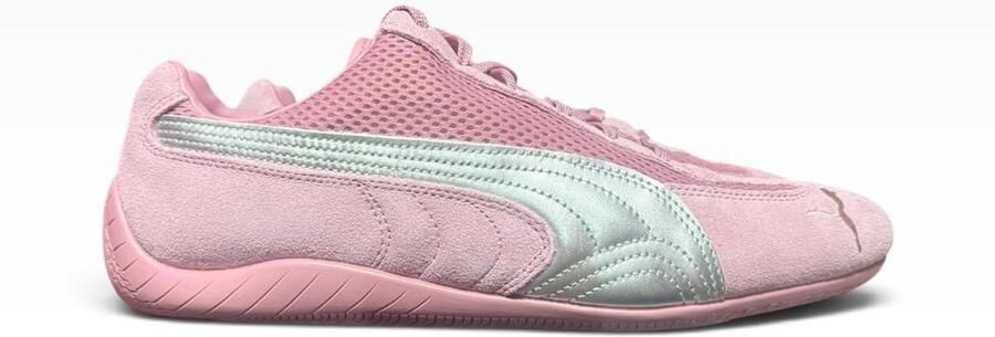PUMA Speedcat Premium Sneakers Roze Zilver Suede