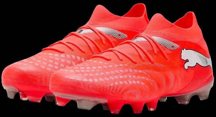 PUMA FUTURE 9 MATCH FG AG Unisex Sportschoenen Glowing Red- White- Black- Silver - Foto 4
