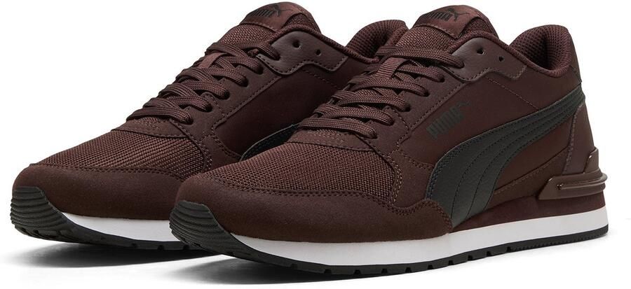 PUMA ST Runner v4 Full NL MESH Unisex Trainers 404743 03 Brown-Black