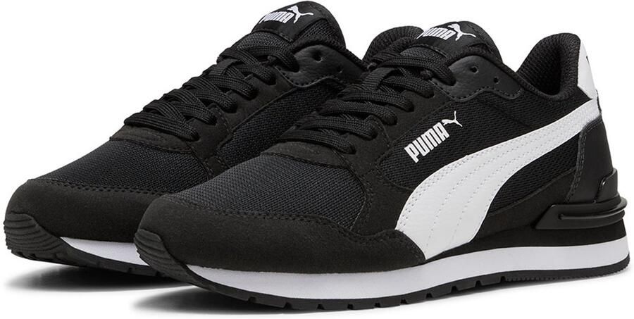 PUMA St Runner V4 Mesh Schoenen Zwart Kinderen