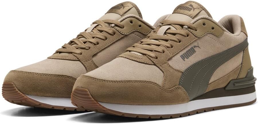 PUMA ST Runner v4 SD unisex sneaker schoenen trainers leer 399665 bruin