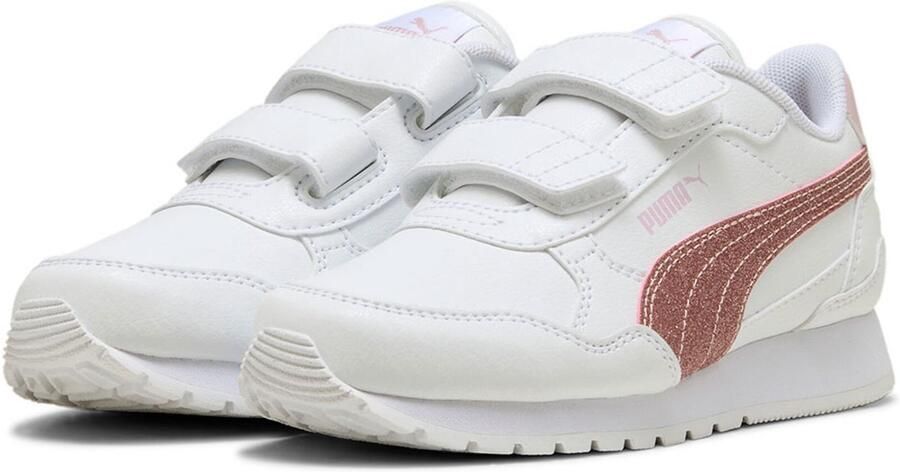 PUMA St Runner V4 Sl Glitter V Ps Schoenen Zonder Veters Wit Meisjes