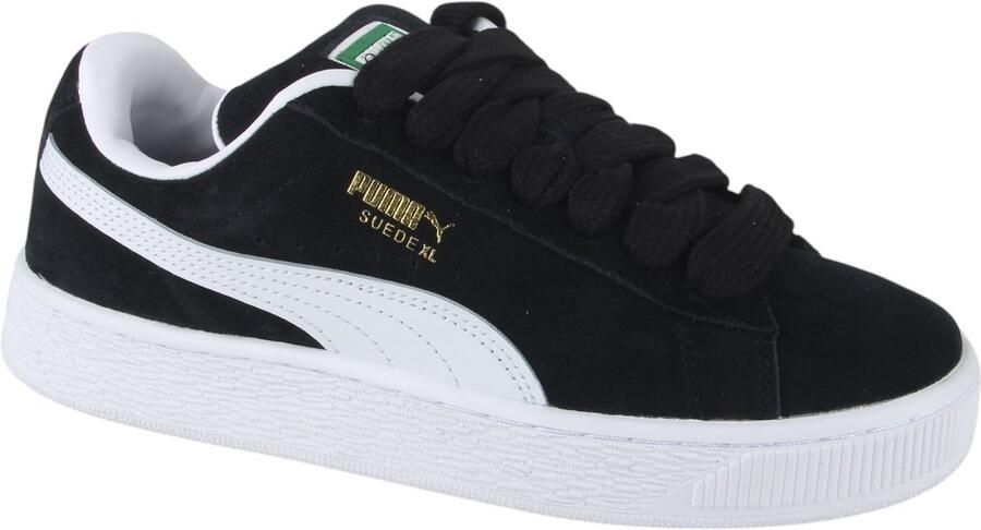 Puma Zwarte Suede Sneakers voor Black