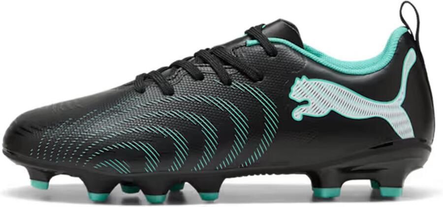 PUMA FUTURE 9 PLAY FG AG Jr Unisex Sportschoenen Black-Intense Mint- White - Foto 4