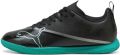 PUMA Teenager ULTRA 7 PLAY IT Unisex Zaalvoetbalschoenen Black Intense Mint - Zwart